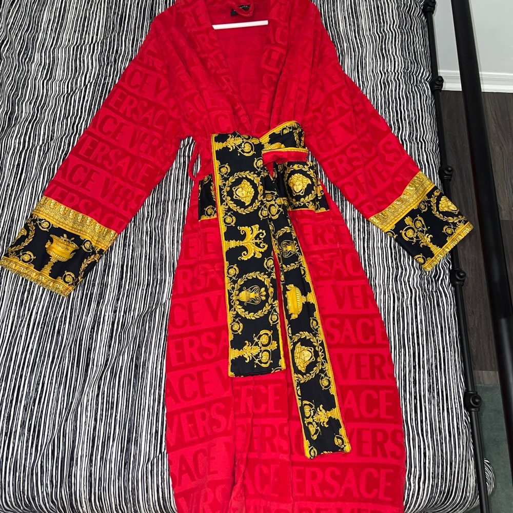 Versace Robe red